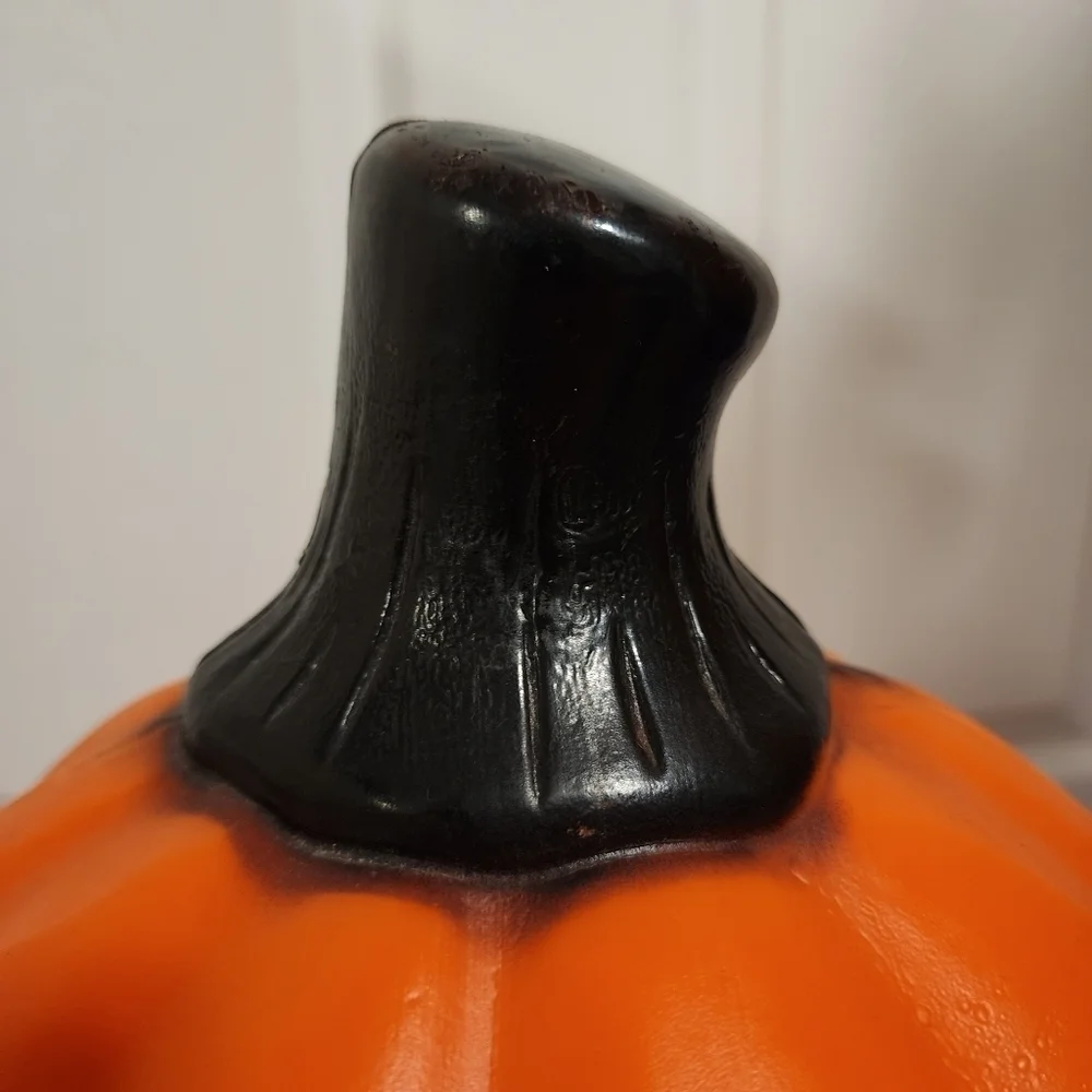 Vintage Empire Jack-o-lantern Pumpkin Blow Mold w/ Light Halloween Decor EUC